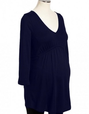 Туника для беременных с завязками под грудью Old navy Maternity V-Neck tie-waist tunic
