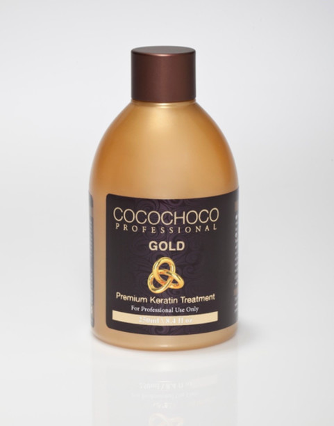 Пробник кератина для выпрямления волос Coco Choco Gold - Без выдержки по времени