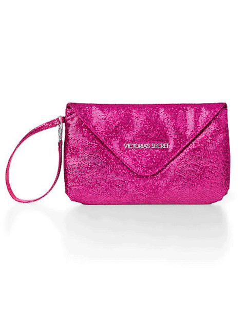 Блестящий розовый клатч Victoria`s Secret Glam Sparkling Clutch