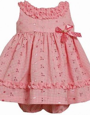 Платье хлопковое с вышивкой Bonnie Baby США